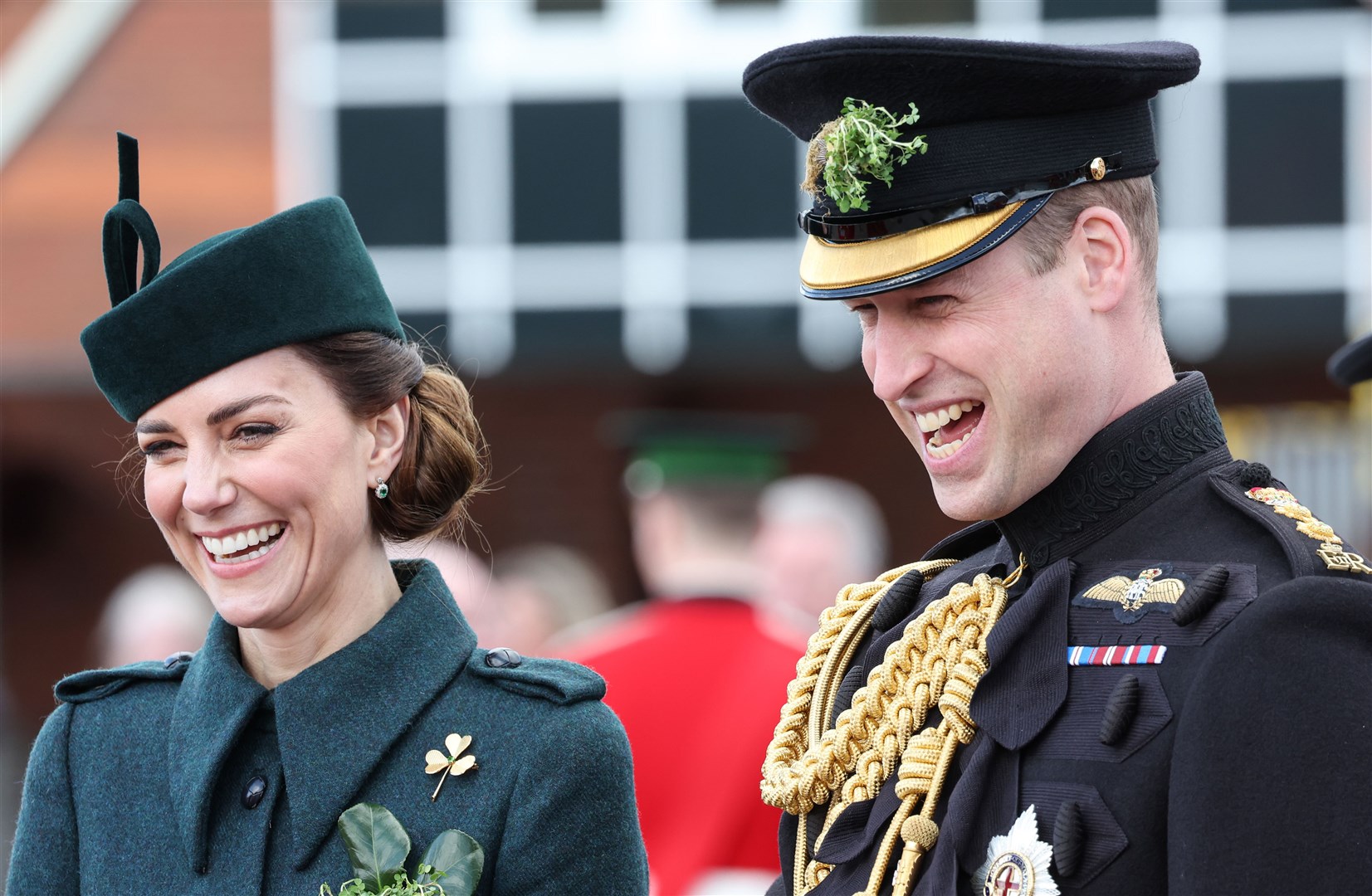 The then Duke and Duchess of Cambridge on March 17 2022 (Chris Jackson/PA)