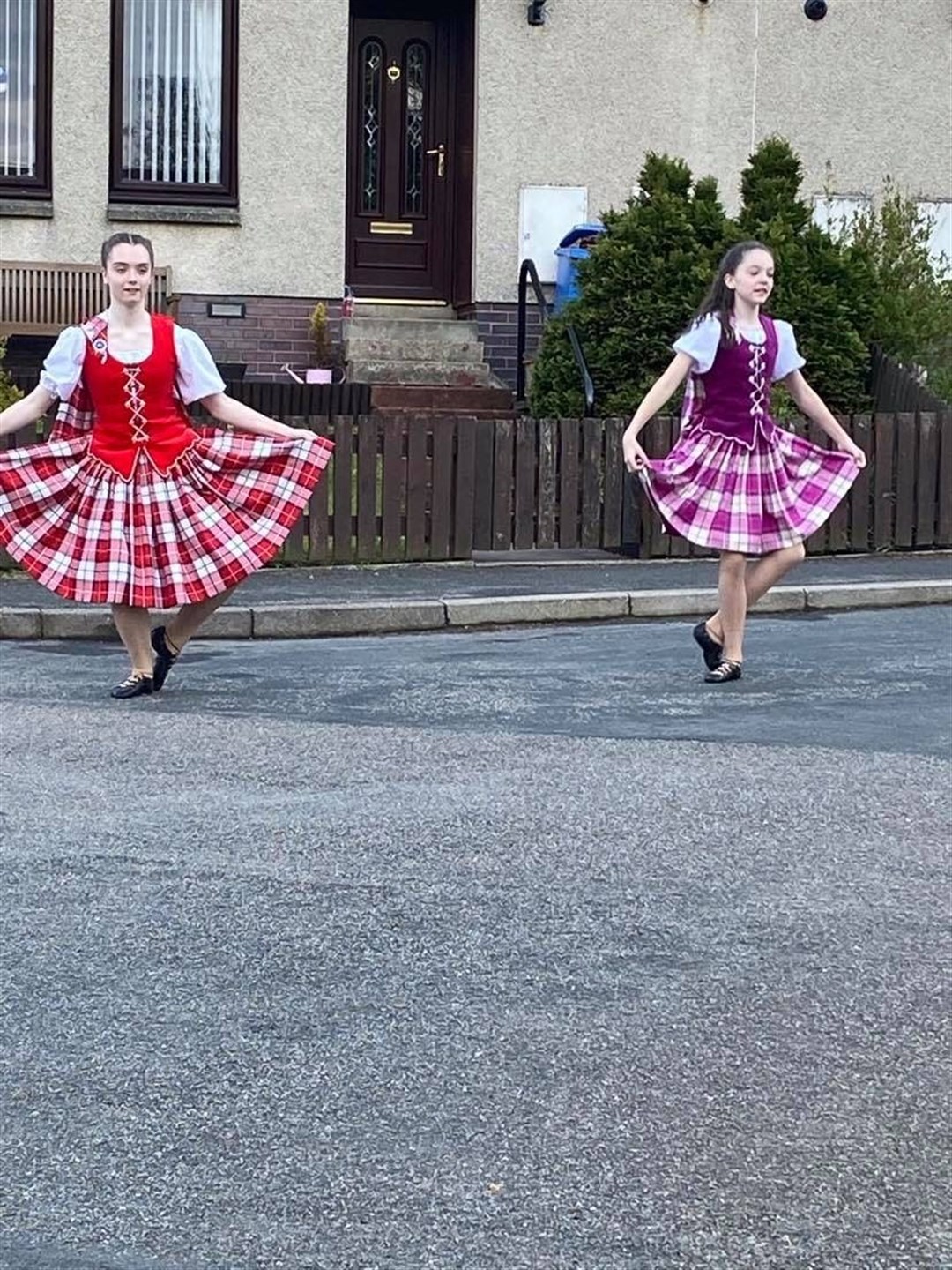 Some Highland dancing from Katie and Lilly Dunbar.