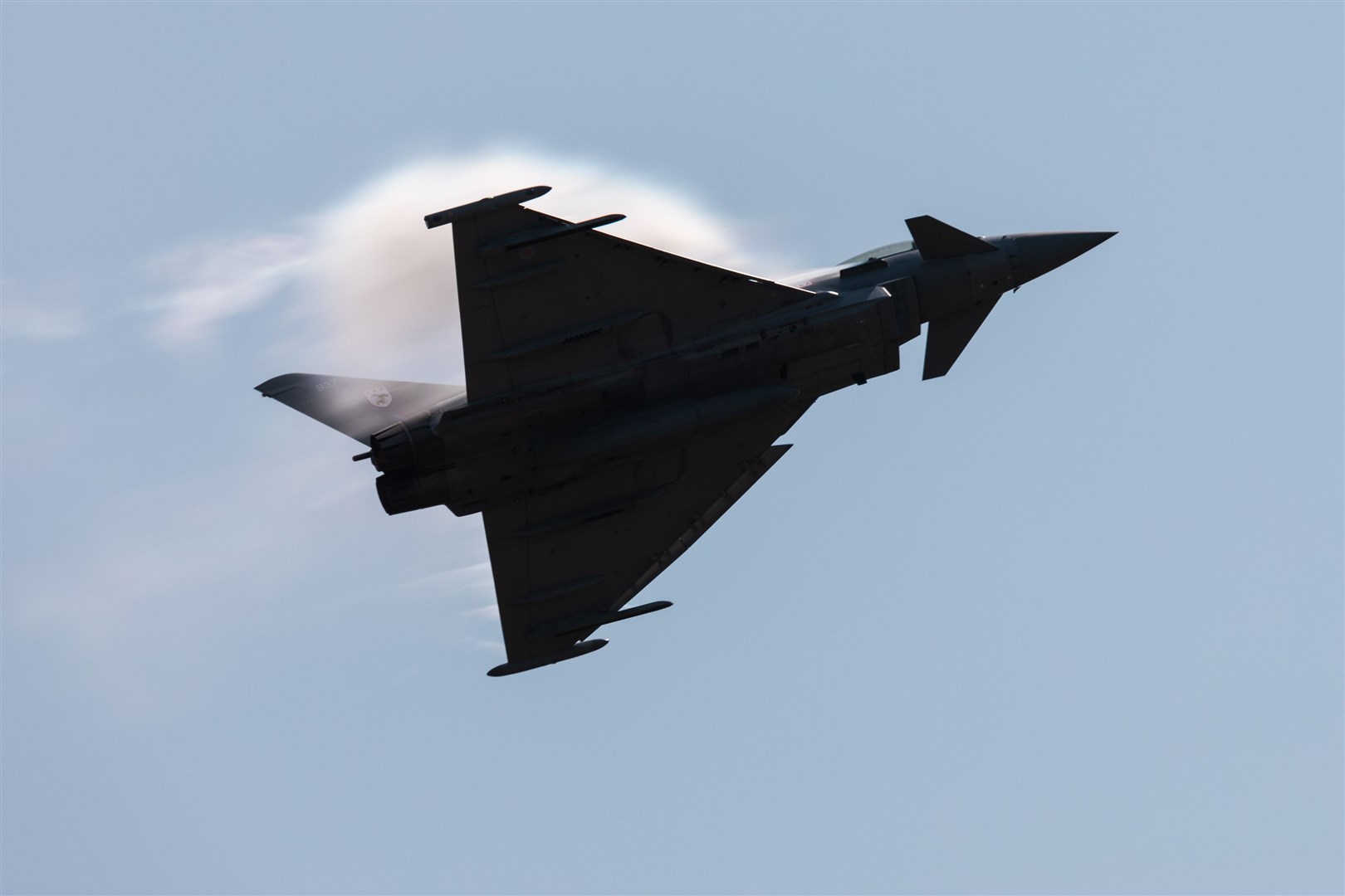 The Typhoon goes through its paces. Picture: RAF