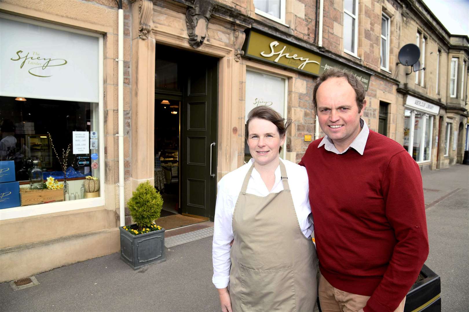 John and Kate are local to the area and know the business well already. Picture: Becky Saunderson