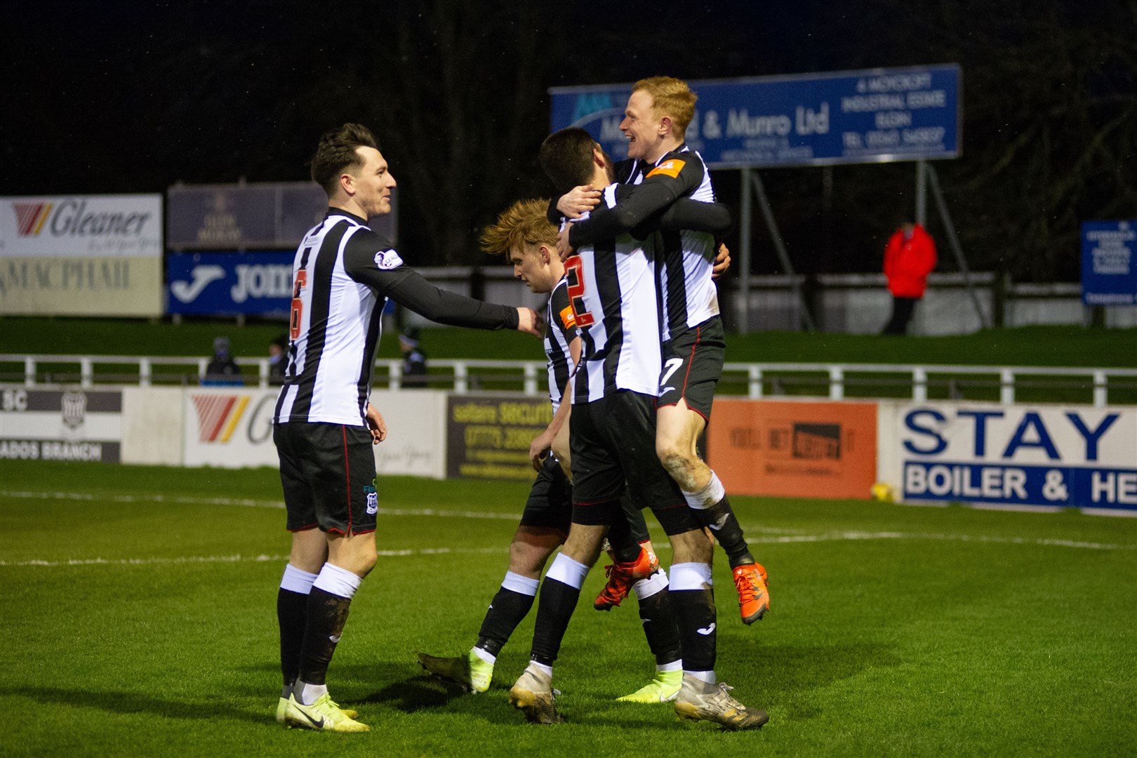 Elgin City hope to be celebrating a guaranteed top half split place tonight. Picture: Daniel Forsyth..
