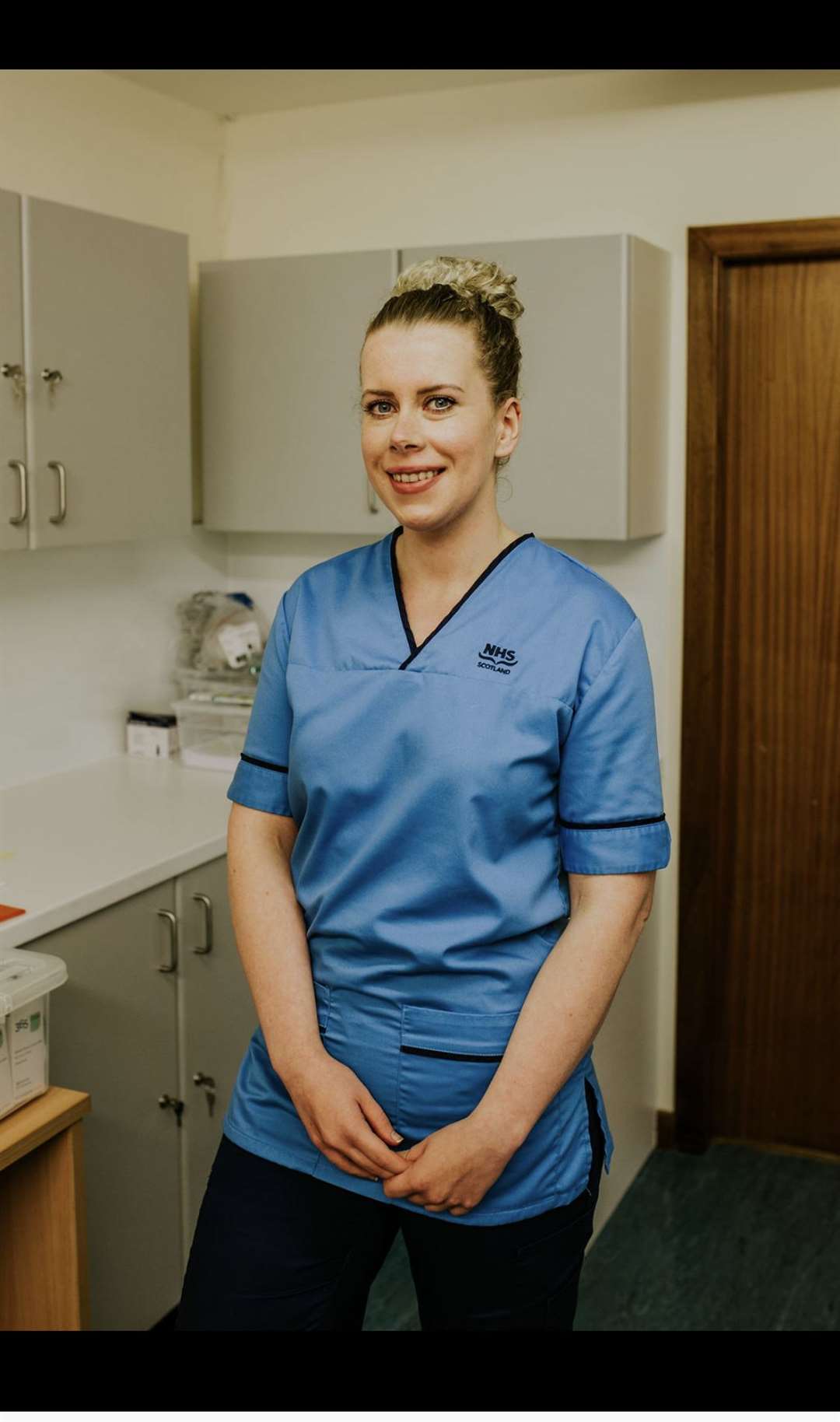 Nurse Annie Macdonald is one of those followed by the programme. Picture: Laura Sturrock