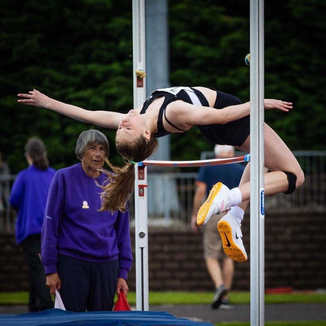 Anna Reid has surged up the Scottish high jump ranks.