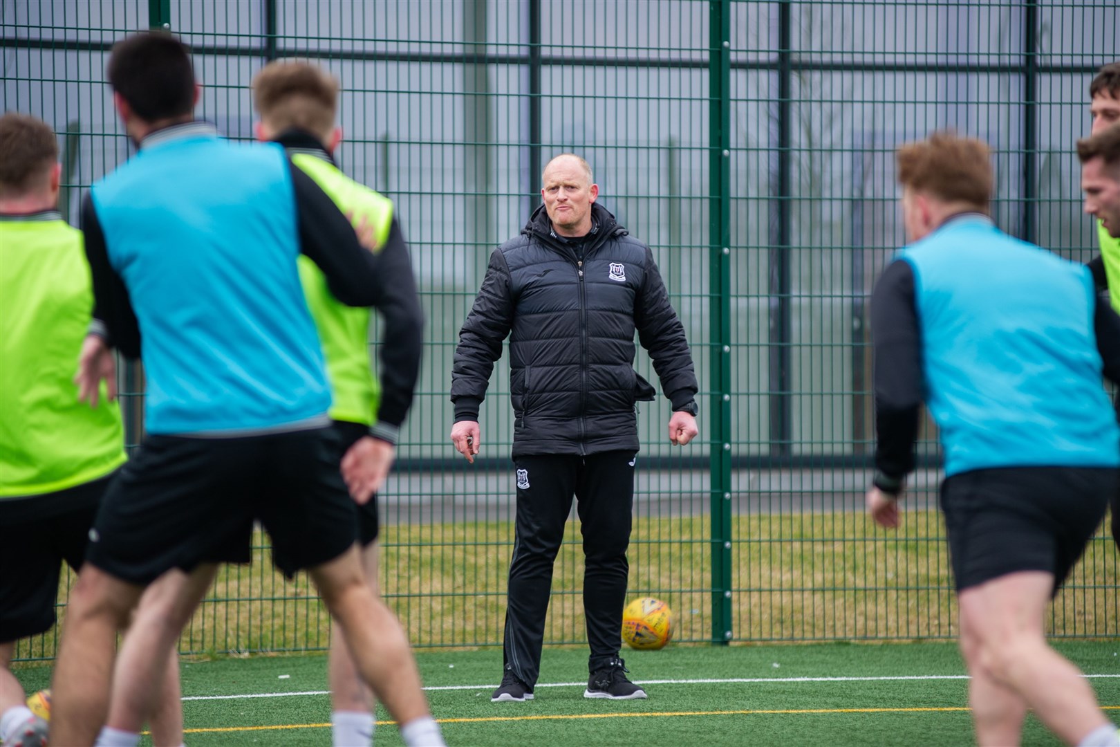 Manager Gavin Price...As Scottish Government coronavirus restrictions ease, Elgin City FC returned to training ahead of their League Two restart and Scottish Cup tie...Picture: Daniel Forsyth..