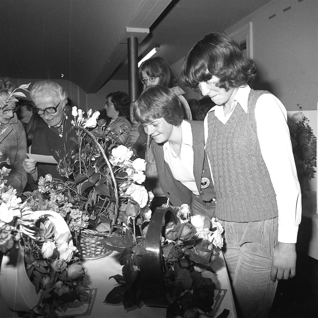 The first Lossiemouth Flower and Produce Show in 1979.