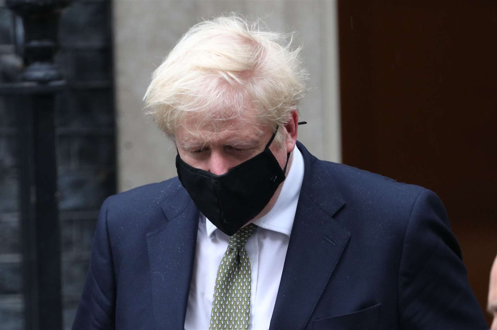 Prime Minister Boris Johnson leaving 10 Downing Street ahead of his Commons statement (Yui Mok/PA)