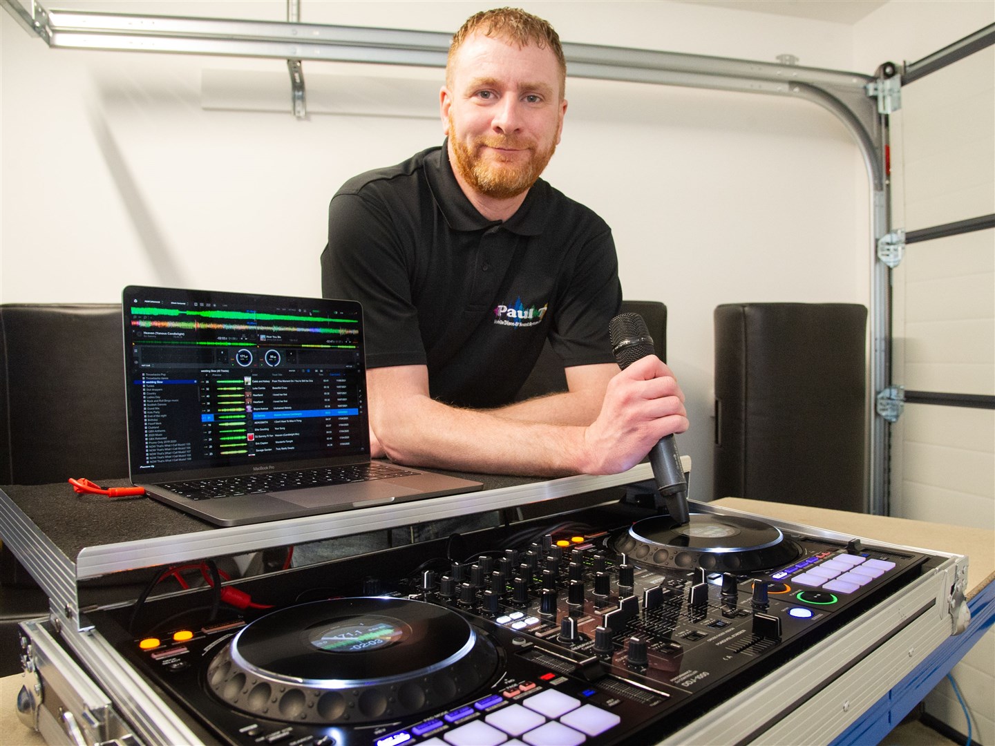 Buckie disc jockey Paul Tough has been shortlisted for a Scotland-wide award for wedding DJ's...Picture: Daniel Forsyth..