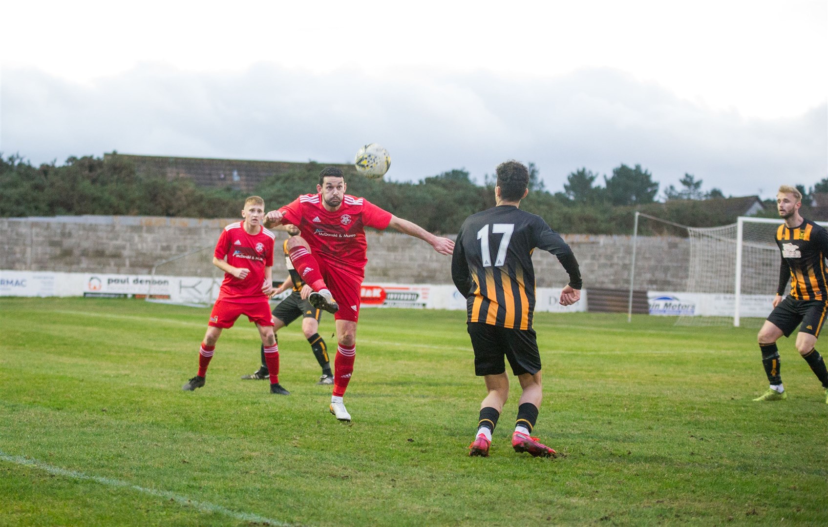 Martin Charlesworth..Lossiemouth (2) v Huntly (2) at Grant Park...Picture: Becky Saunderson..