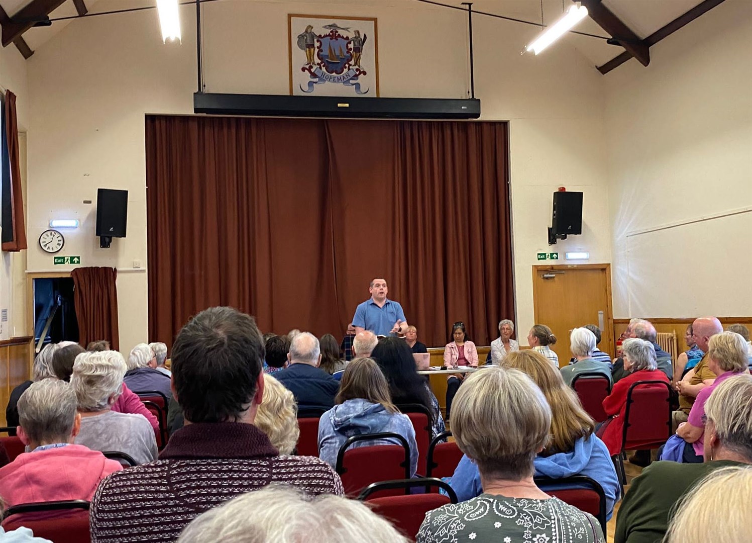 The Save Our Surgeries meeting took place in Hopeman on Wednesday night.