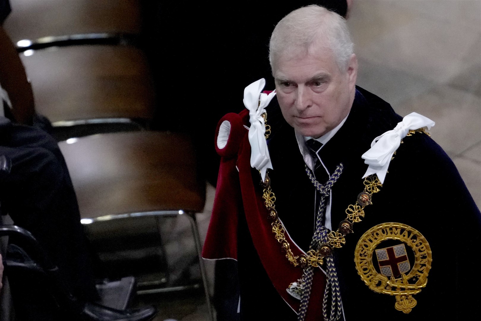 The Duke of York attending the King’s coronation (Kirsty Wigglesworth/PA)