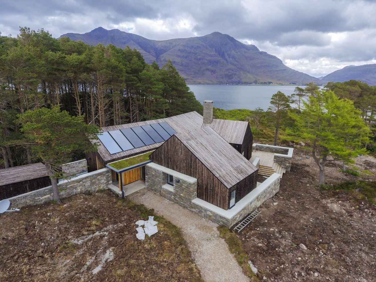 AES Solar installed the solar panels and off-grid power system for Lochside House in the north-west Highlands, which won TV's Grand Designs in 2018.