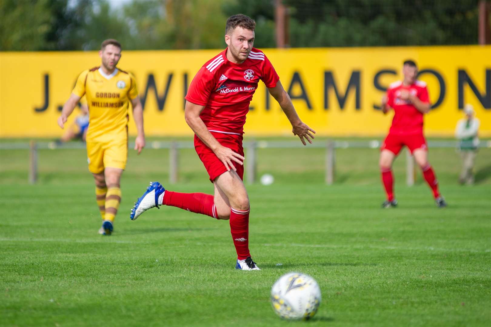 Lossiemouth's Ryan Stuart has signed an extended deal. Picture: Daniel Forsyth..