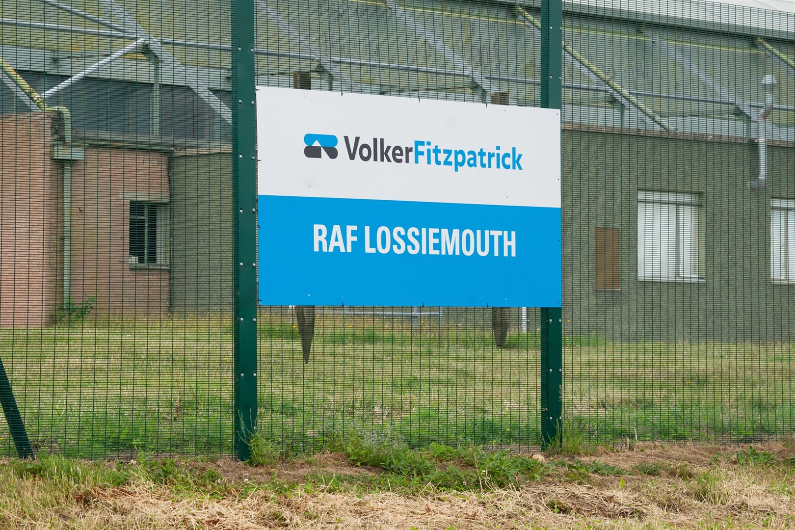 The VolkerFitzpatrick runway site at RAF Lossiemouth. Picture: Daniel Forsyth.