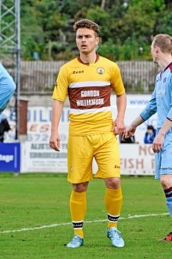 Chris Blackett is impressing for Forres Mechanics on loan from Caley Thistle