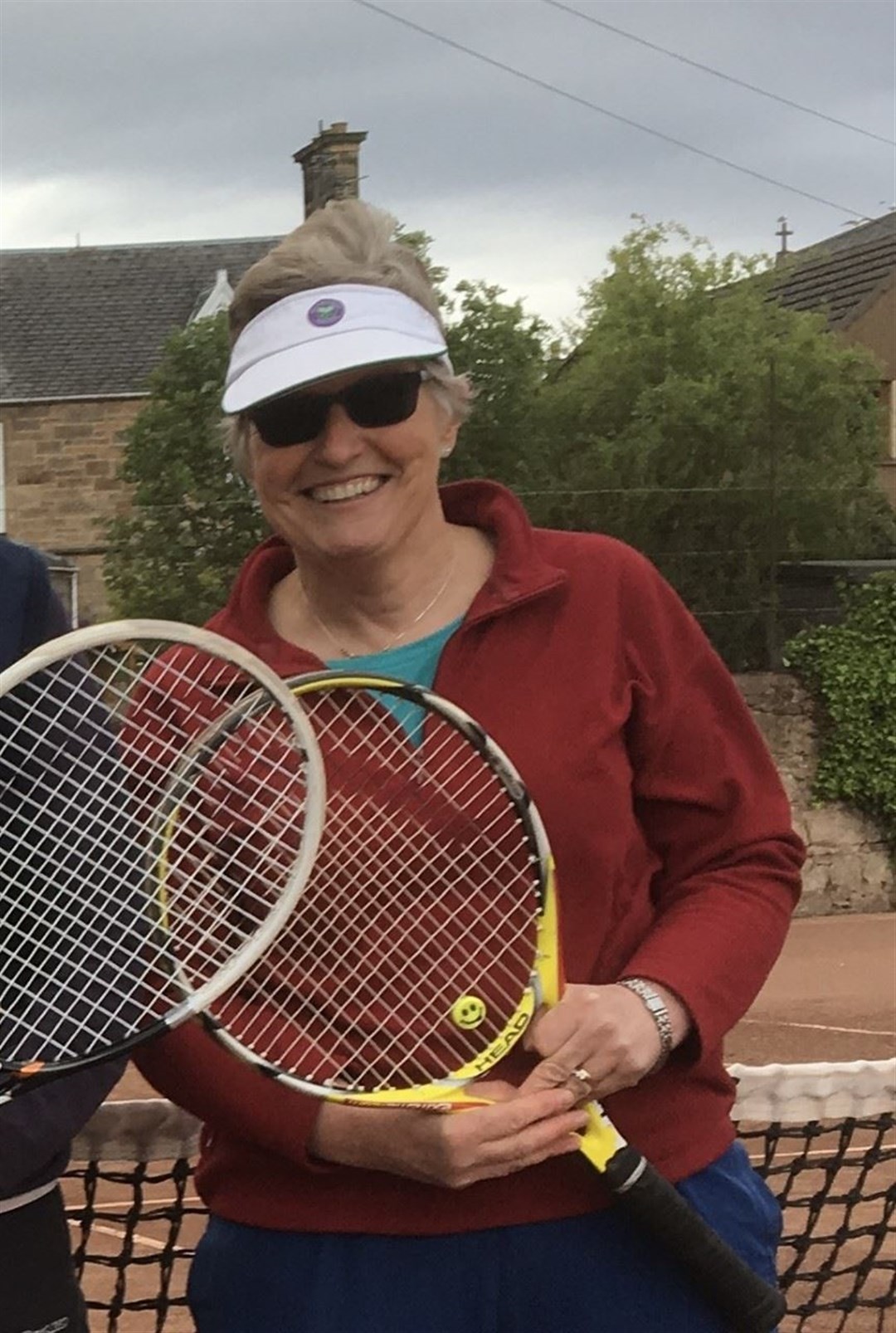 Teresa Tait, who plays with Elgin and Rothes tennis clubs.