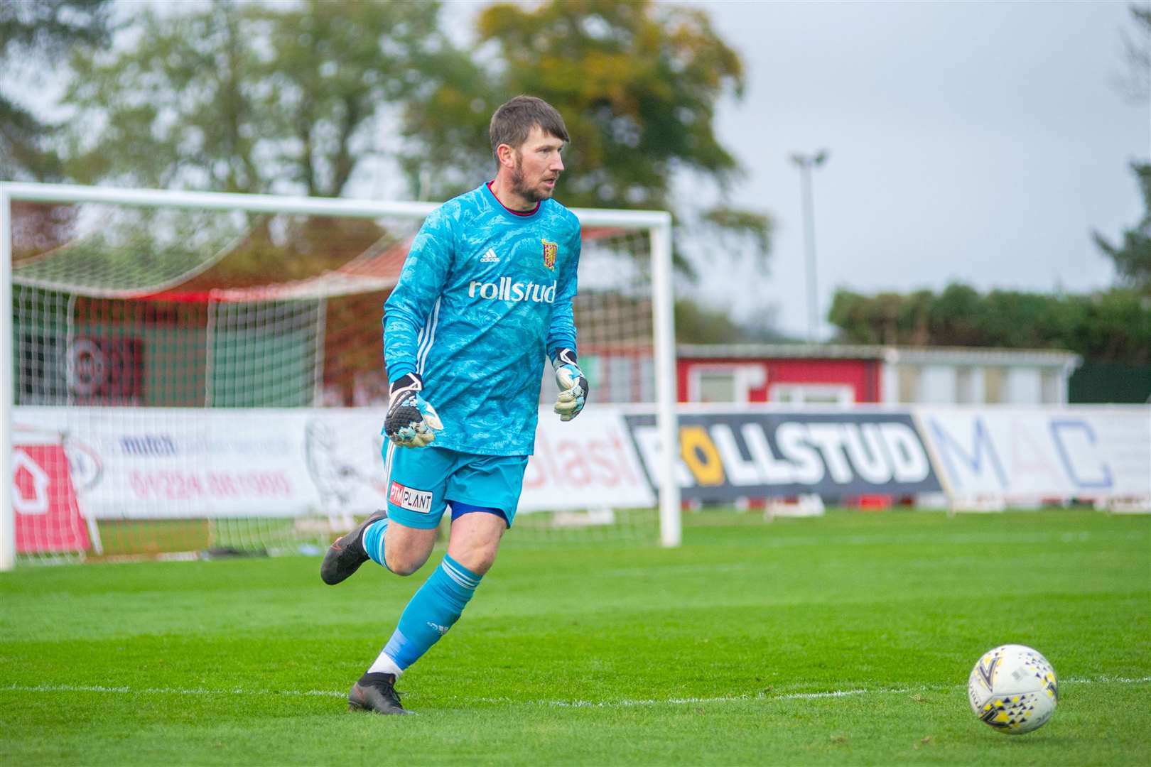 Formartine keeper Kevin Main...Formartine United FC (1) vs Rothes FC (2) - Highland League Cup semi final - North Lodge Park 17/10/2020...Picture: Daniel Forsyth..