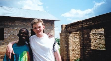 Ronnie and Joe in Uganda