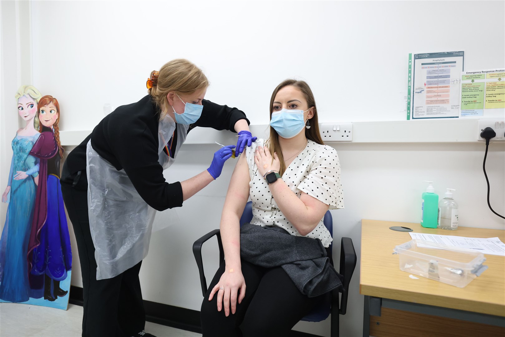A new Moderna coronavirus booster jab has been approved for use on people aged over 18 in the UK (James Manning/PA).