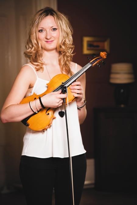 Fiddle player Mhairi Marwick from Fochabers is one of the finalists in this year's Young Trad competition.