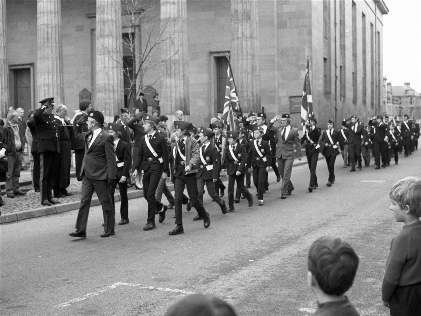 Moray Pictures from the Past: Boys Brigade Parade 1984