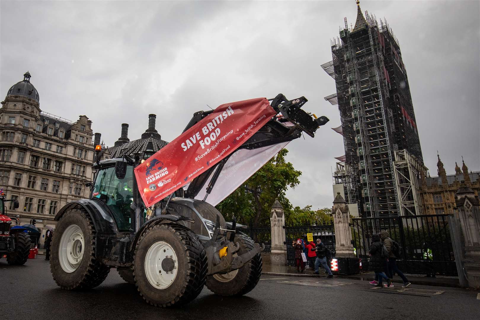 Farmers protest over food and farming standards (Aaron Chown/PA)