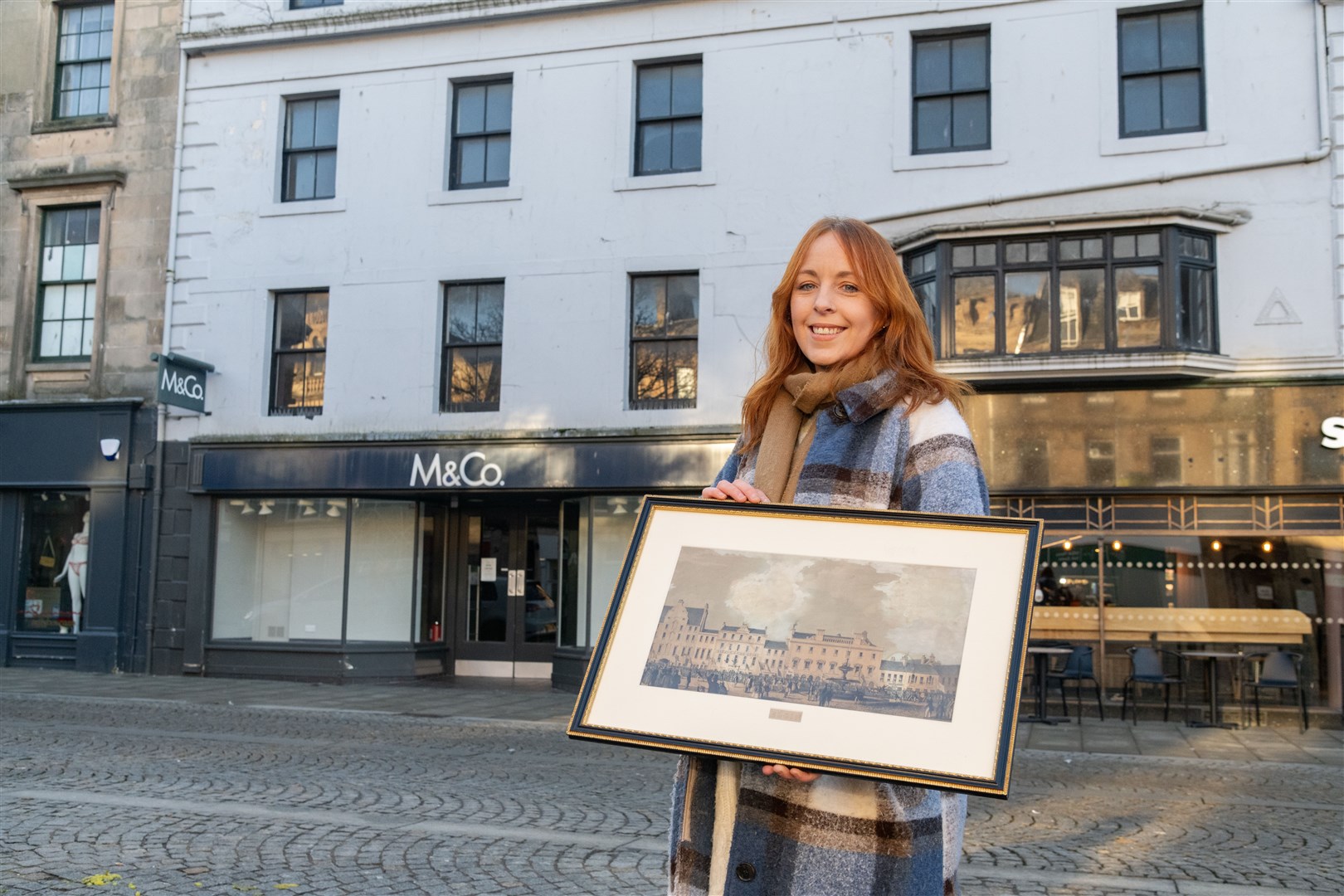 Stacey Toner from Moray Arts Development Engagement (M:ADE) who is spearheading a project to transform the former Gordon Arms Hotel building into a public gallery and workspace in Elgin High Street.Picture: Beth Taylor