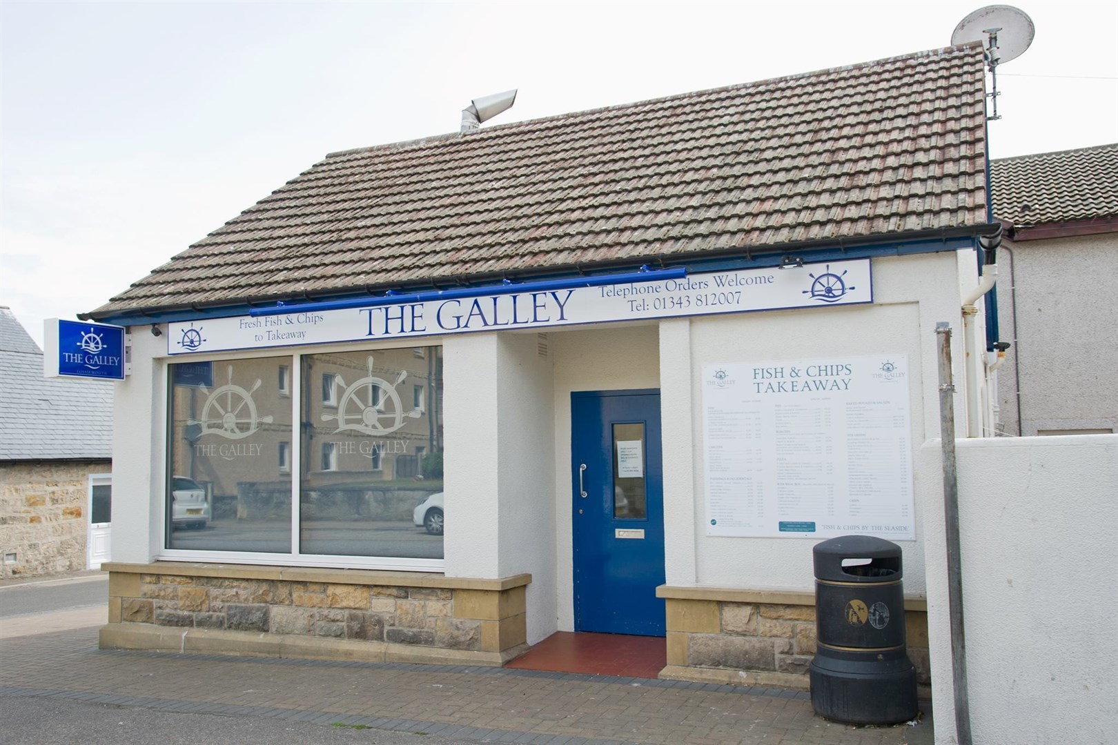 The Galley chip shop in Lossiemouth. Picture: Daniel Forsyth