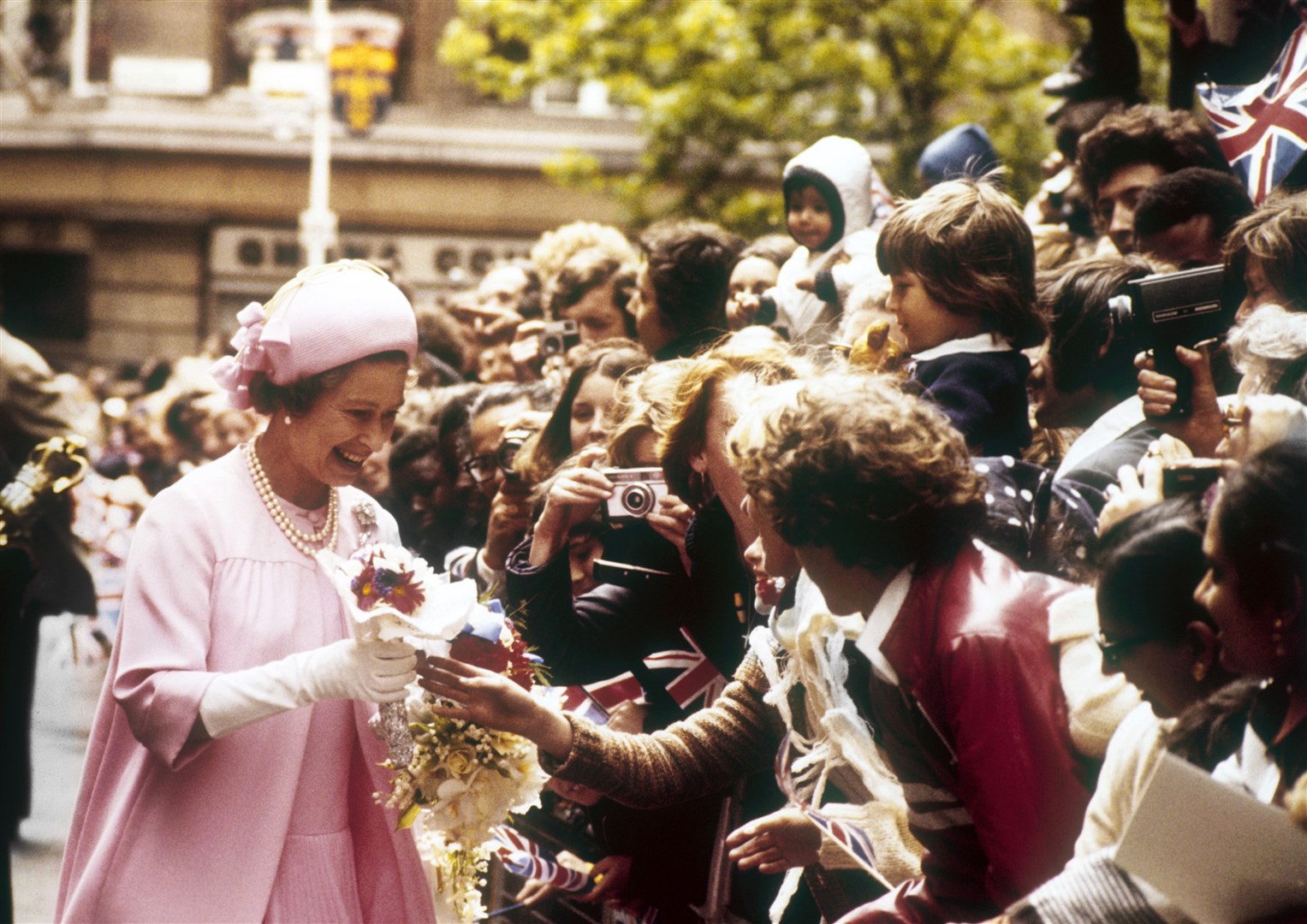 The Queen outside St Paul’s Cathedral for the Silver Jubilee (File/PA)