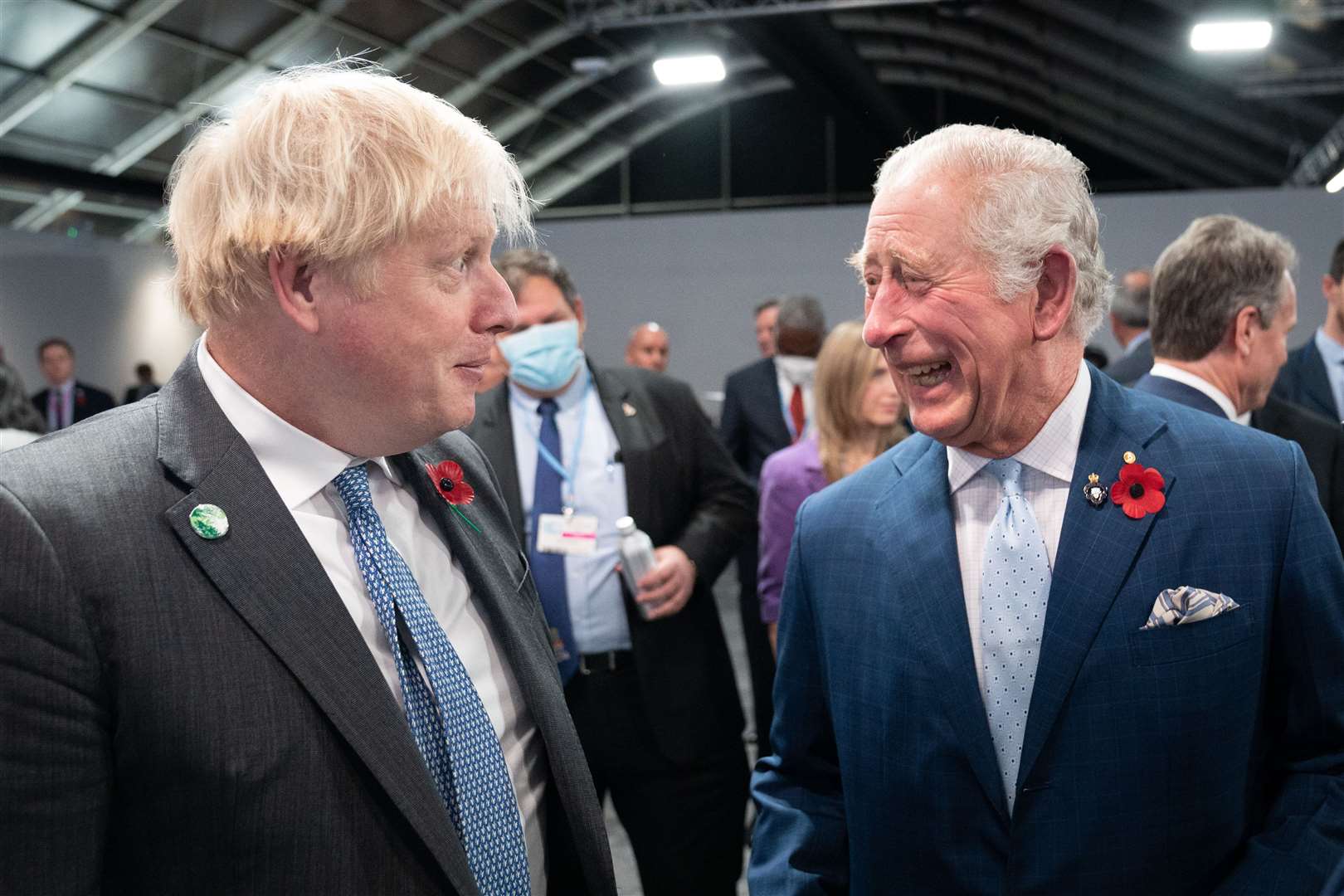 The Prince of Wales and Prime Minister Boris Johnson (Stefan Rousseau/PA)
