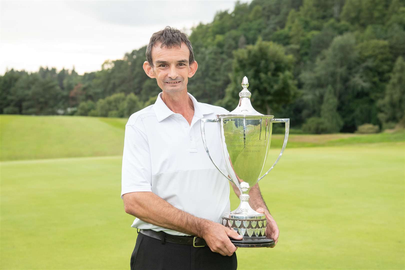 Grant Cup Winner: Colin MacKay.. .Forres Golf Club 5 Day Open 2023...Picture: Daniel Forsyth..