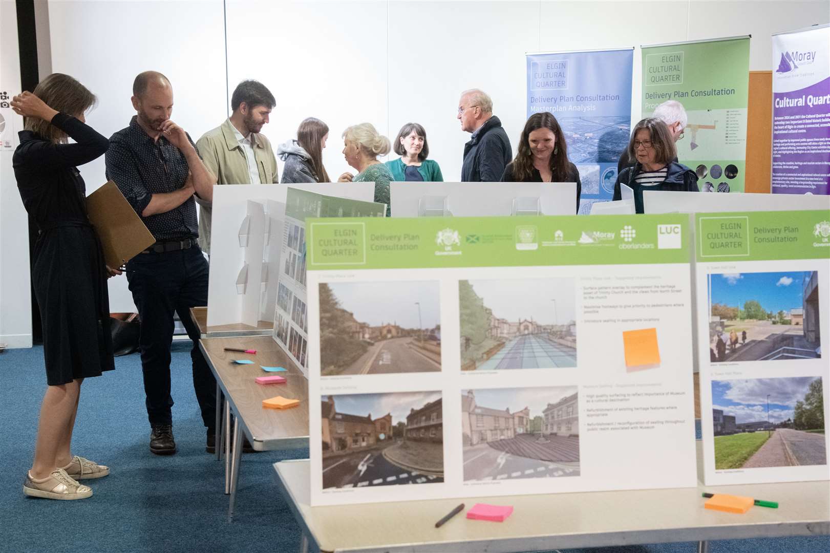 Public meeting for the Elgin Cultural Quarter, held at Elgin Library. ..Picture: Daniel Forsyth..