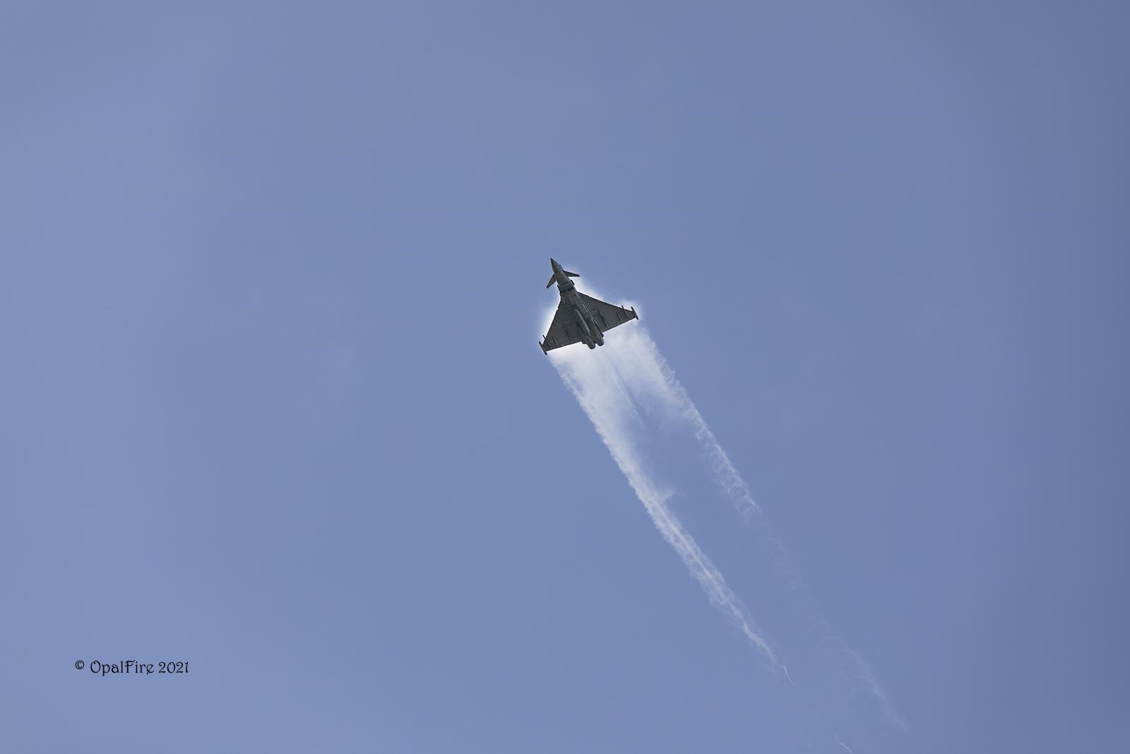 Reader Margaret Reuss-Newland captured this image from Ardivot Farm of the Typhoon display.