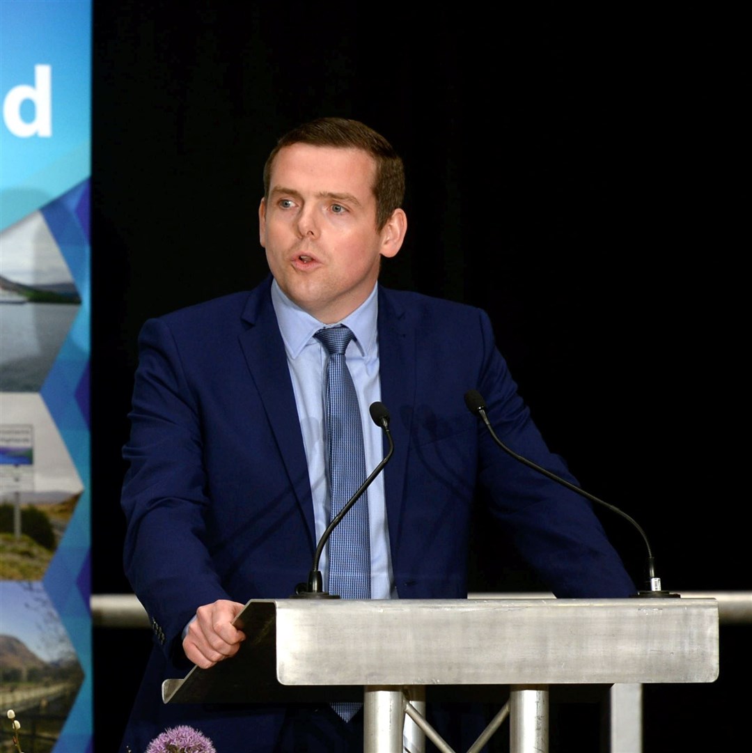 Moray MP and Scottish Conservative Party leader Douglas Ross. Picture: James Mackenzie