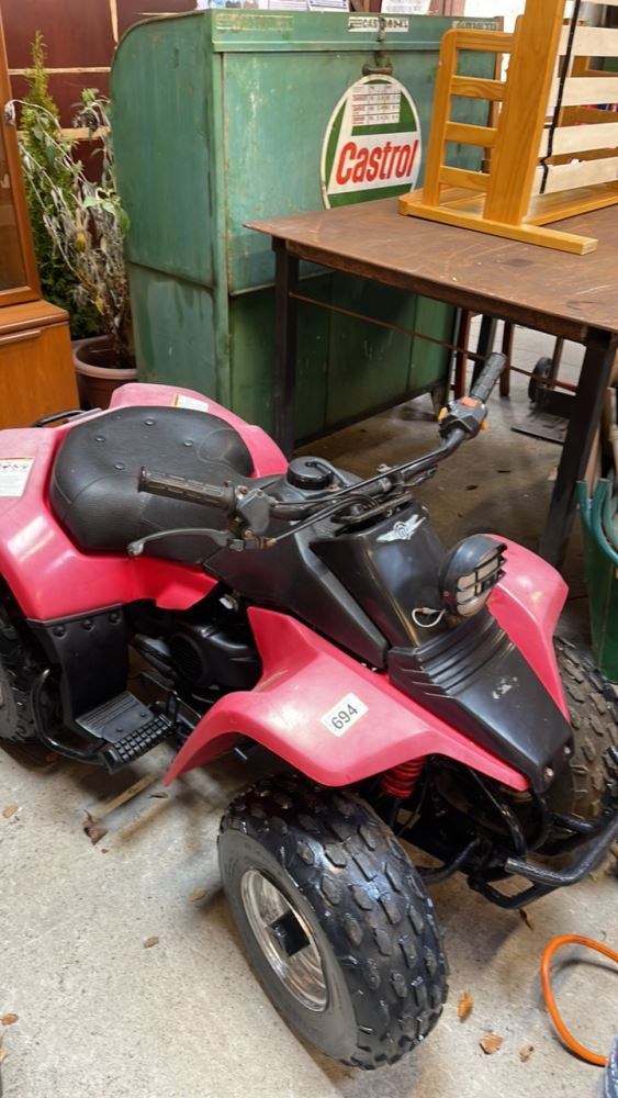 This 200cc quad bike had a top bid of £4 at the time of publication.