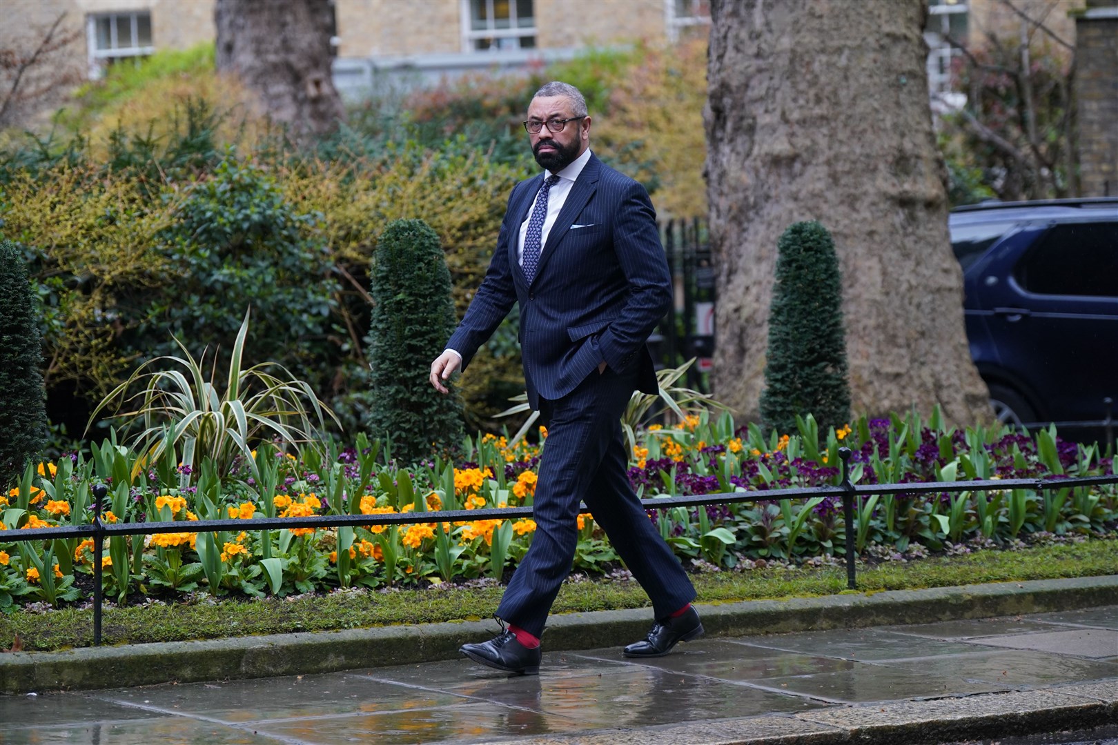 Foreign Secretary James Cleverly has raised concerns over the possible use of an RAF base in his constituency (Yui Mok/PA)