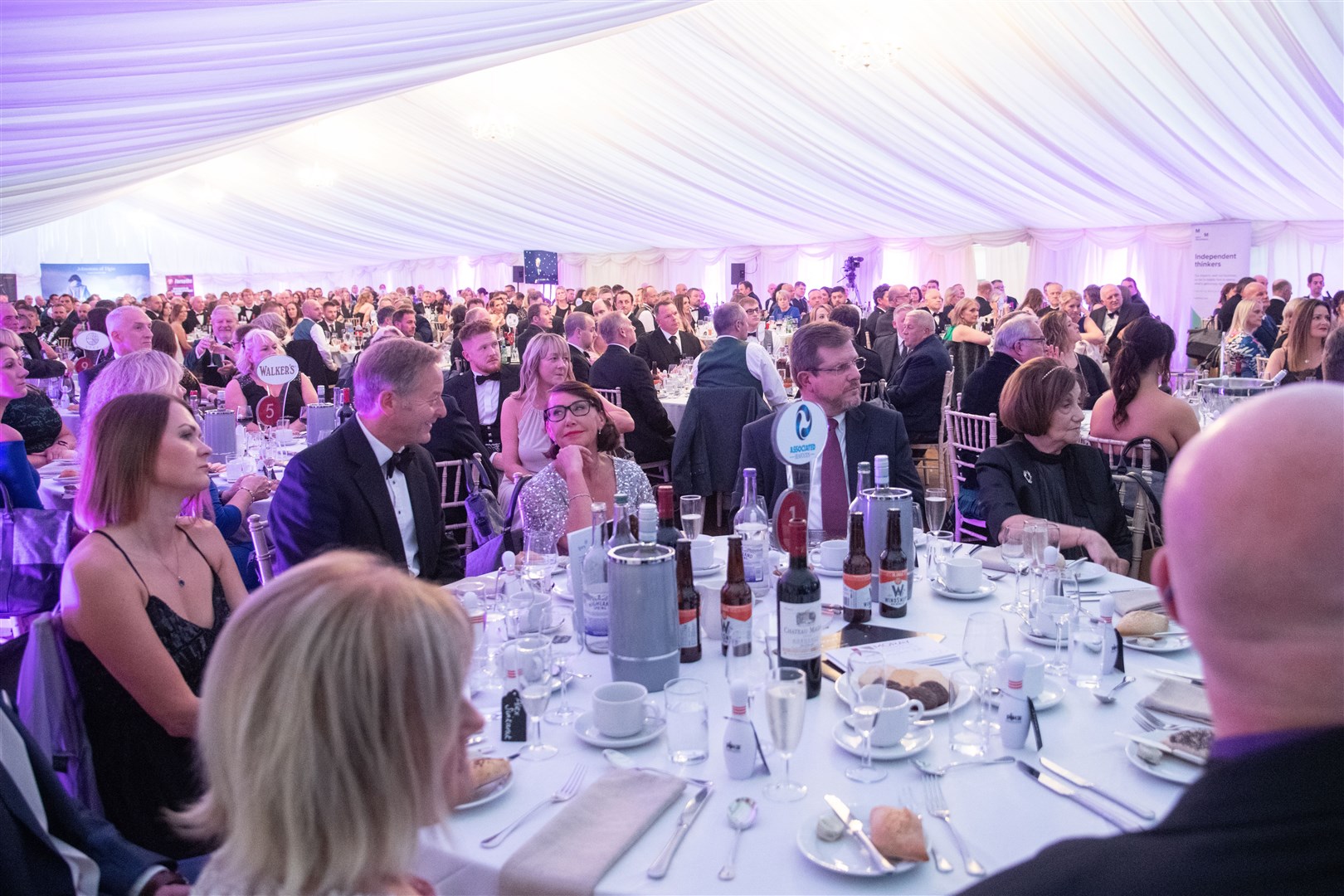 Moray Chamber of Commerce Annual Dinner 2023, held at Gordon Castle. ..Picture: Daniel Forsyth..