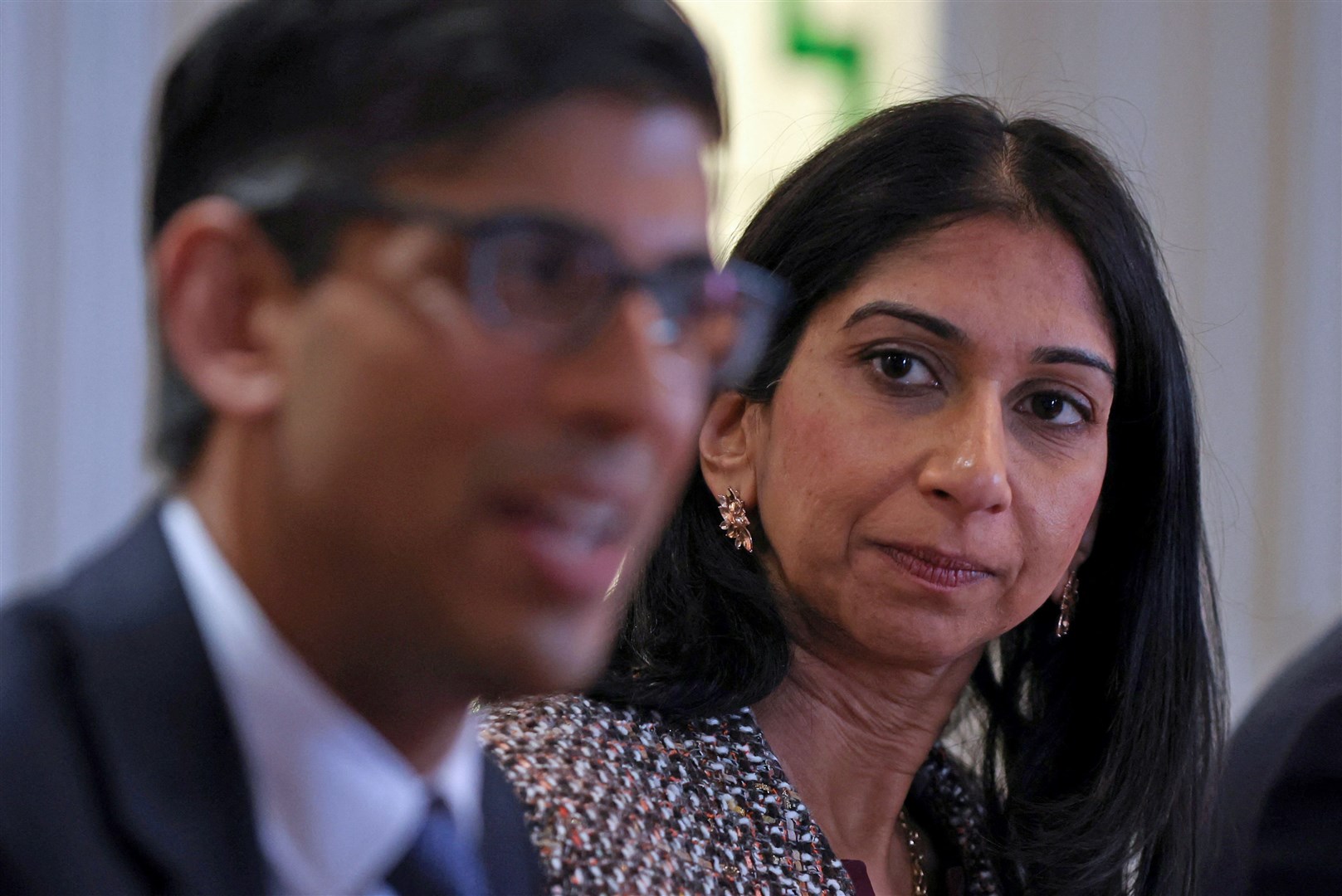 Suella Braverman reportedly told Rishi Sunak she was concerned about inviting more migrants to the UK (Phil Noble/PA)