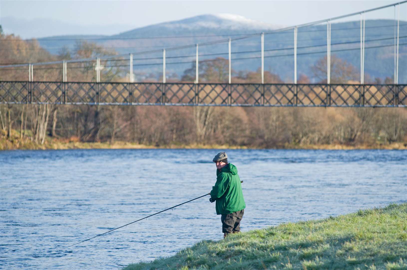 Fishing on the River Spey. Picture: Daniel Forsyth.