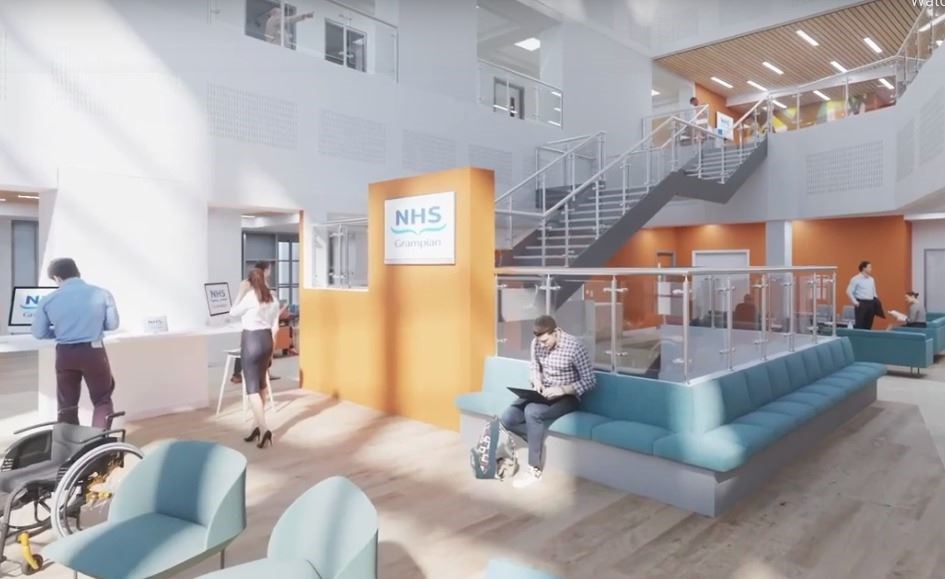 NHS Grampian has released a virtual tour of the Baird Family Hospital and ANCHOR Centre under construction at Foresterhill in Aberdeen.