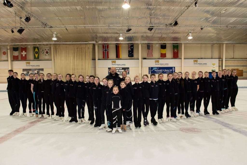 Moray Figure Skating Club members