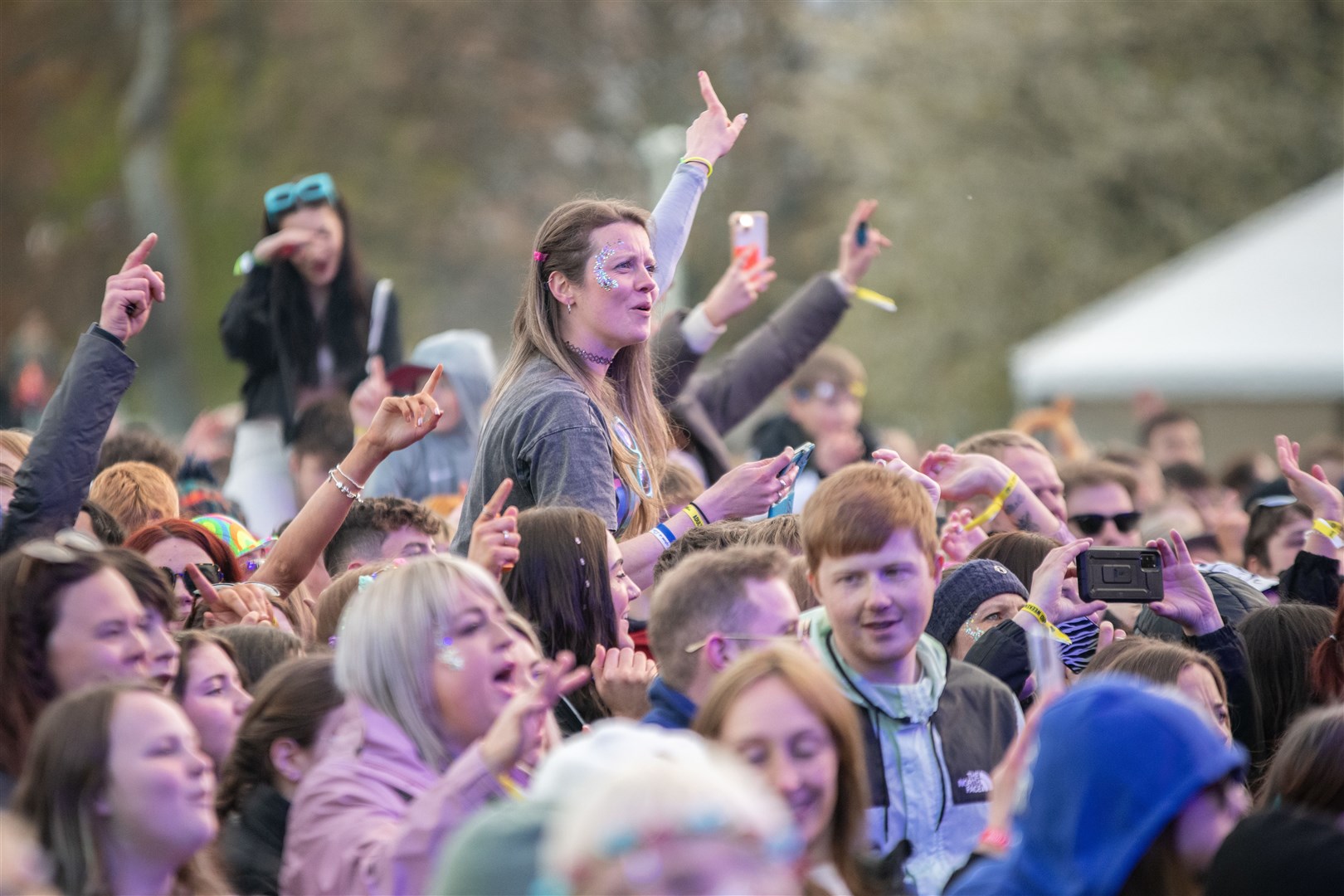The crowd seemed to thoroughly enjoy their first day at the festival. Picture: Daniel Forsyth