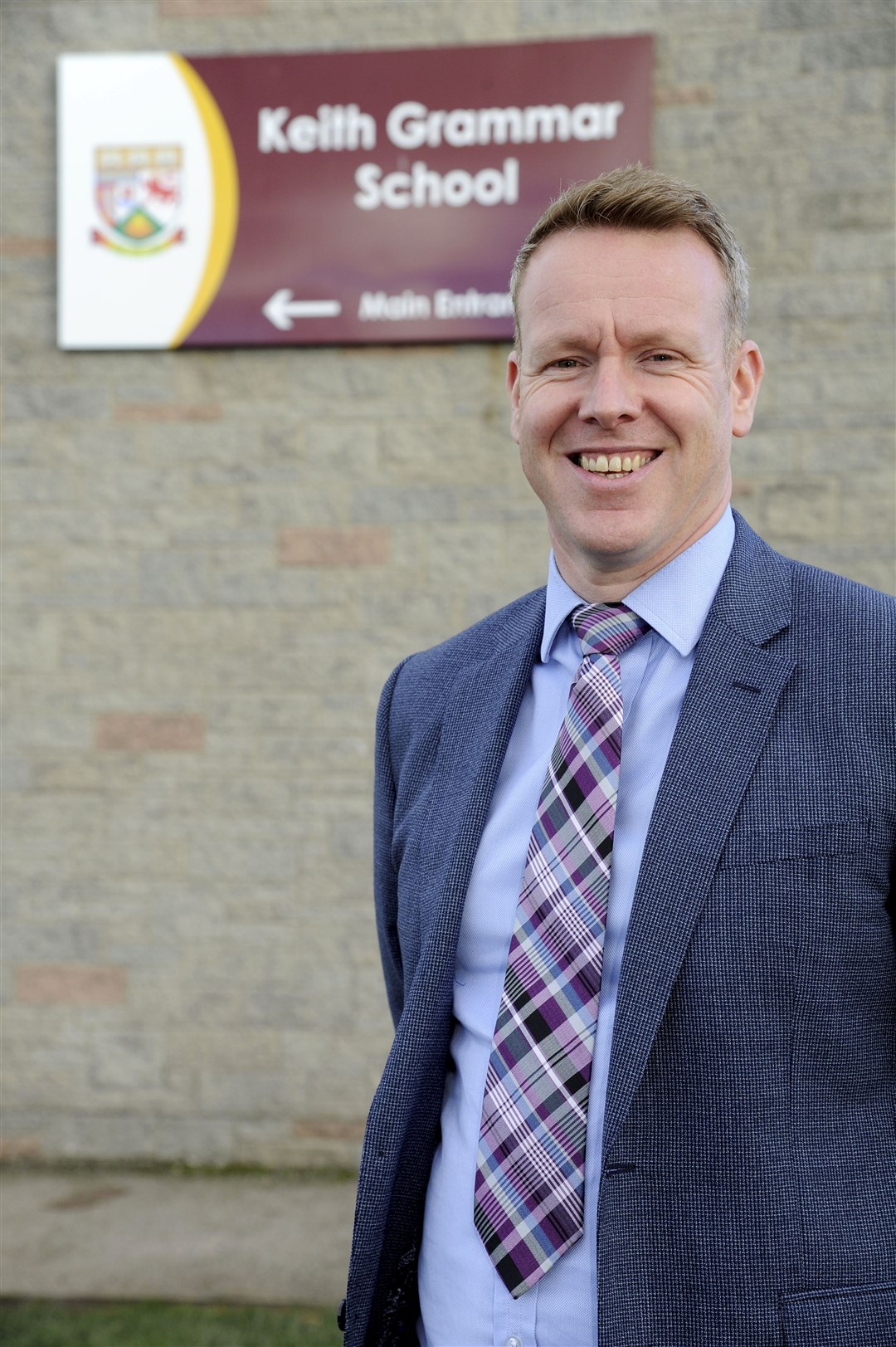 Alan Bruce moves to the school having been acting head at Nairn Academy. Picture: Eric Cormack