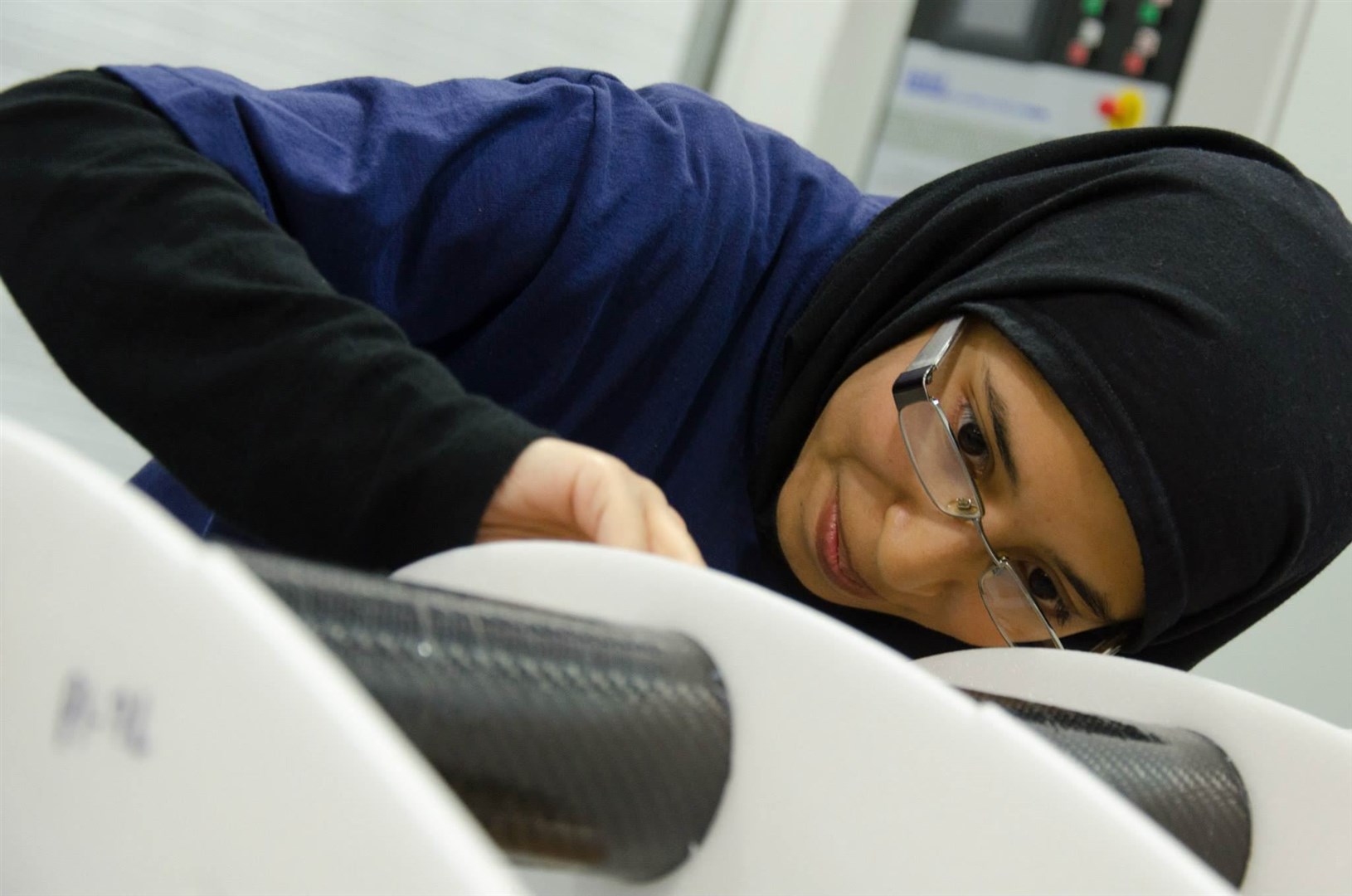 Systems engineer for Leonardo Hania Mohiuddin, who is based at RAF Lossiemouth.