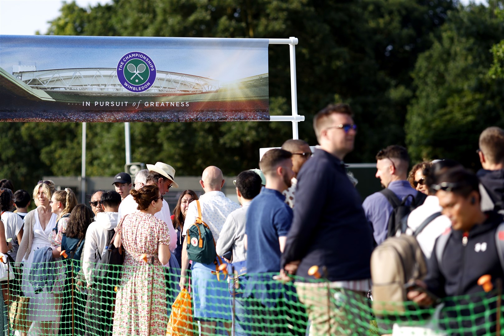 Standard tickets for Wimbledon are issued through a ballot (Steven Paston/PA)
