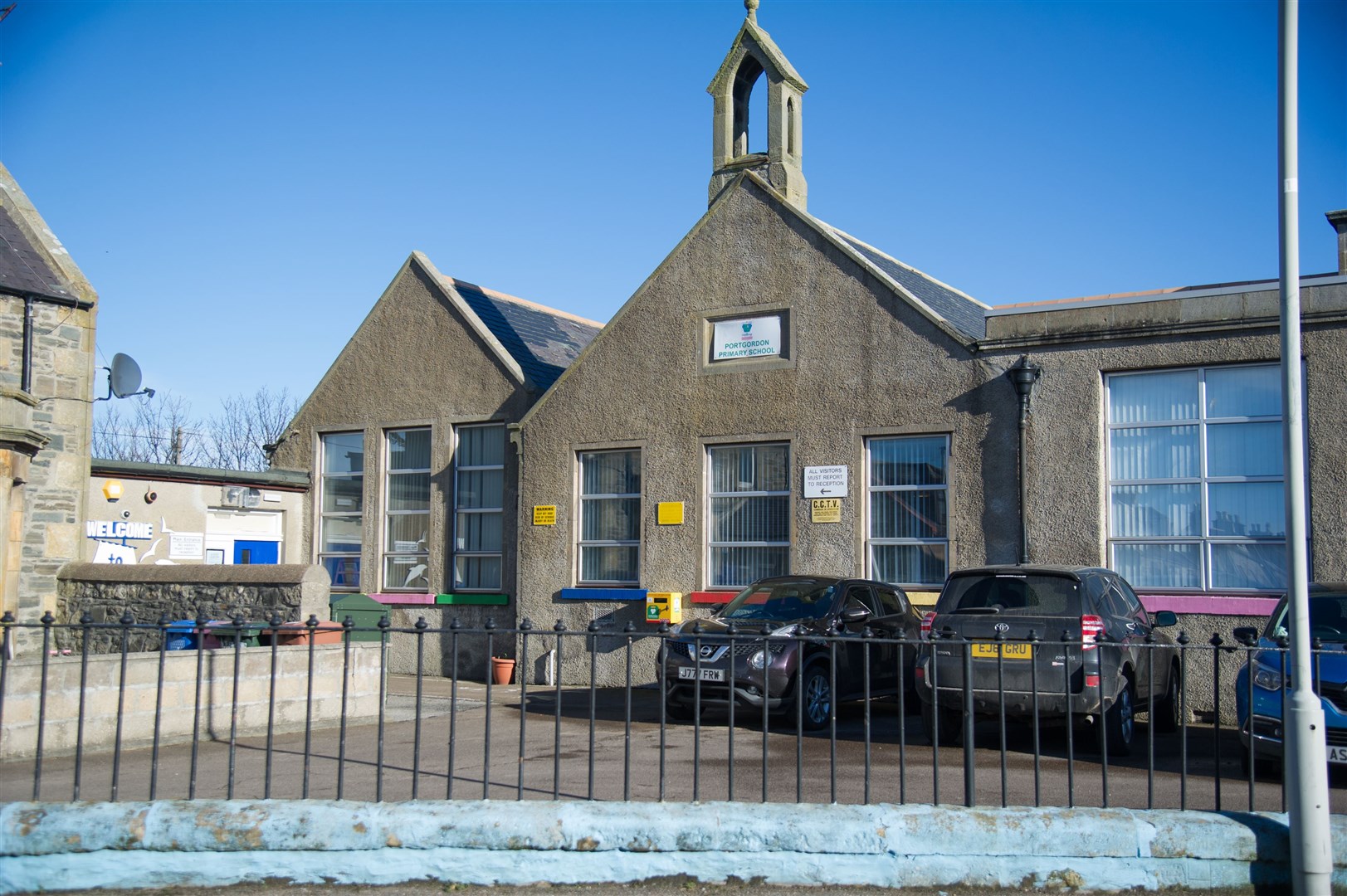 Portgordon Primary School was described as "friendly, warm and welcoming" by inspectors.