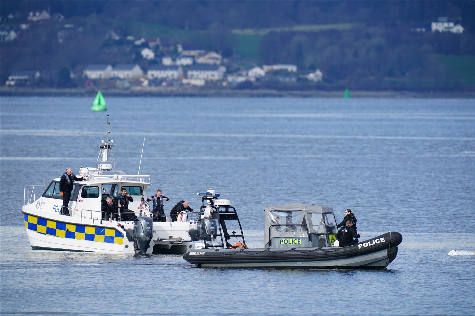 The search operation had resumed again on Saturday. (Jane Barlow/PA)