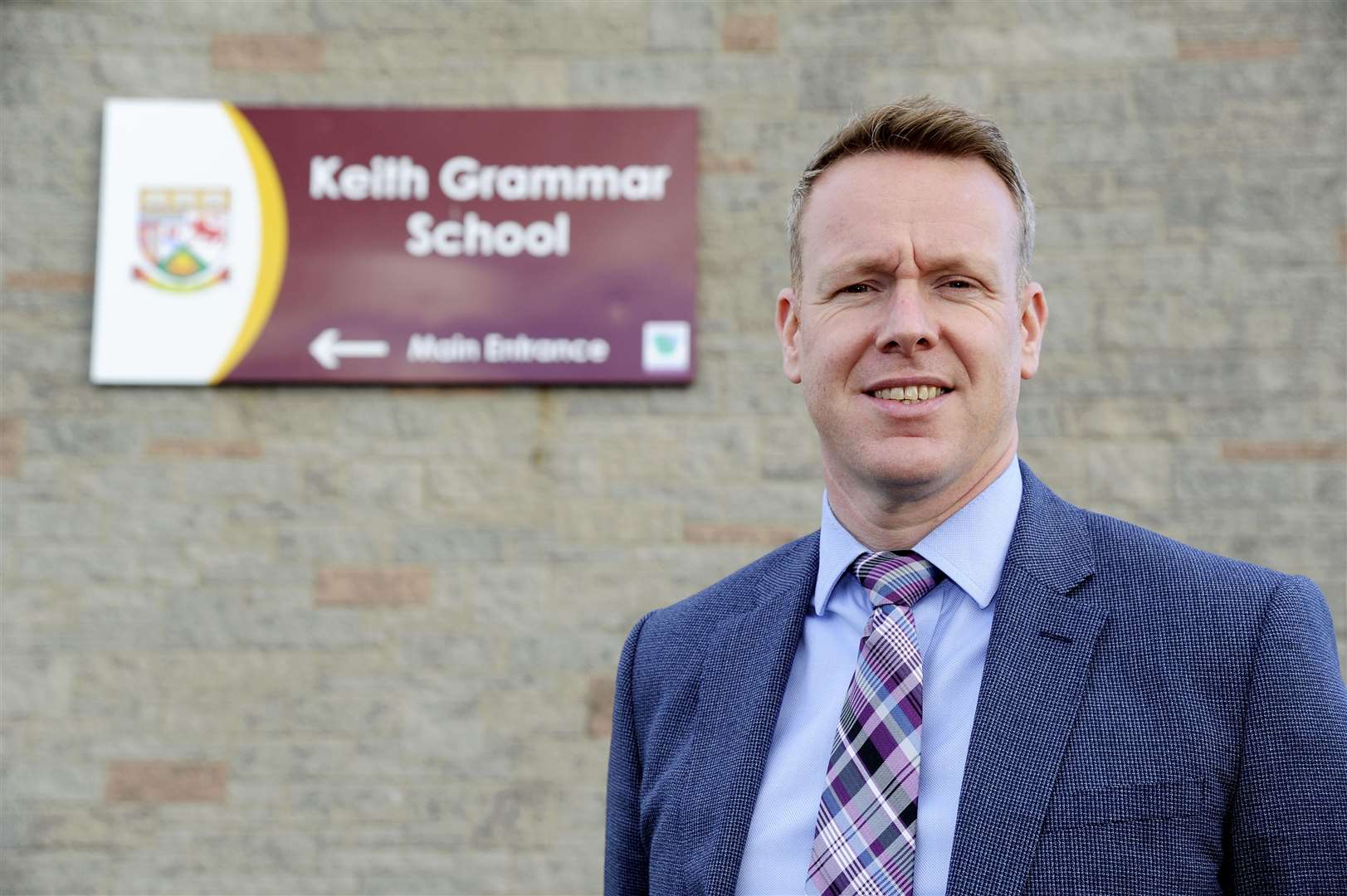 Alan Bruce, head teacher of Keith Grammar School. Picture: Eric Cormack