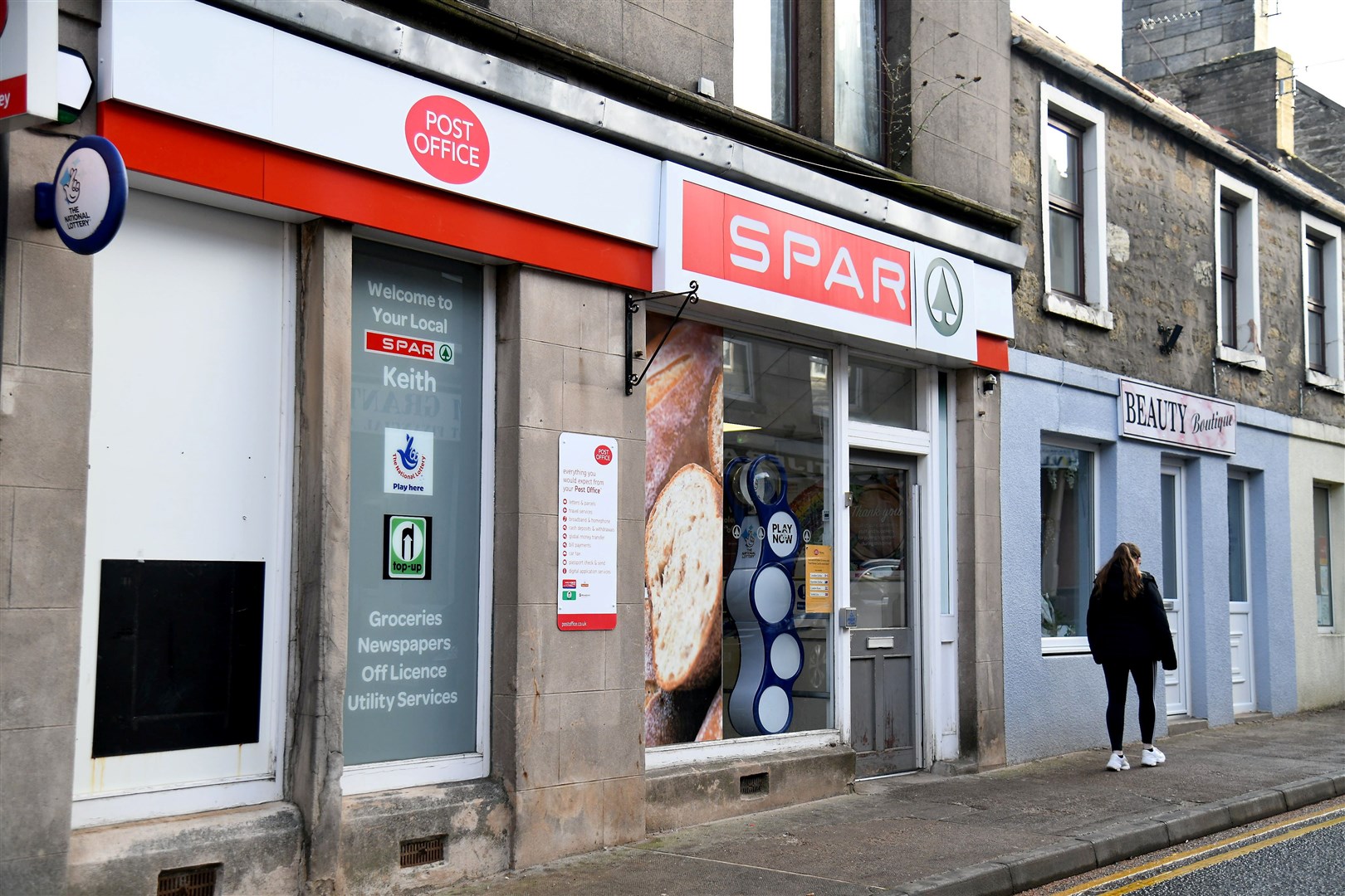 Spar on Mid Street, Keith was broken into on February 9. Picture: Becky Saunderson