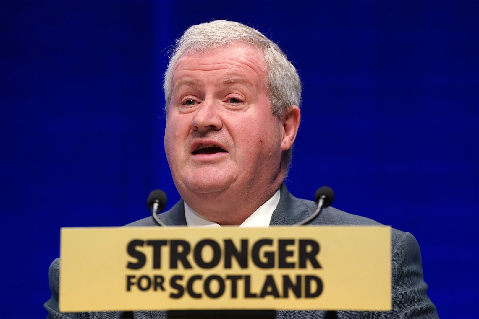 Ian Blackford was heard on a recording urging MPs to support Mr Grady during his suspension from the party (Andrew Milligan/PA)