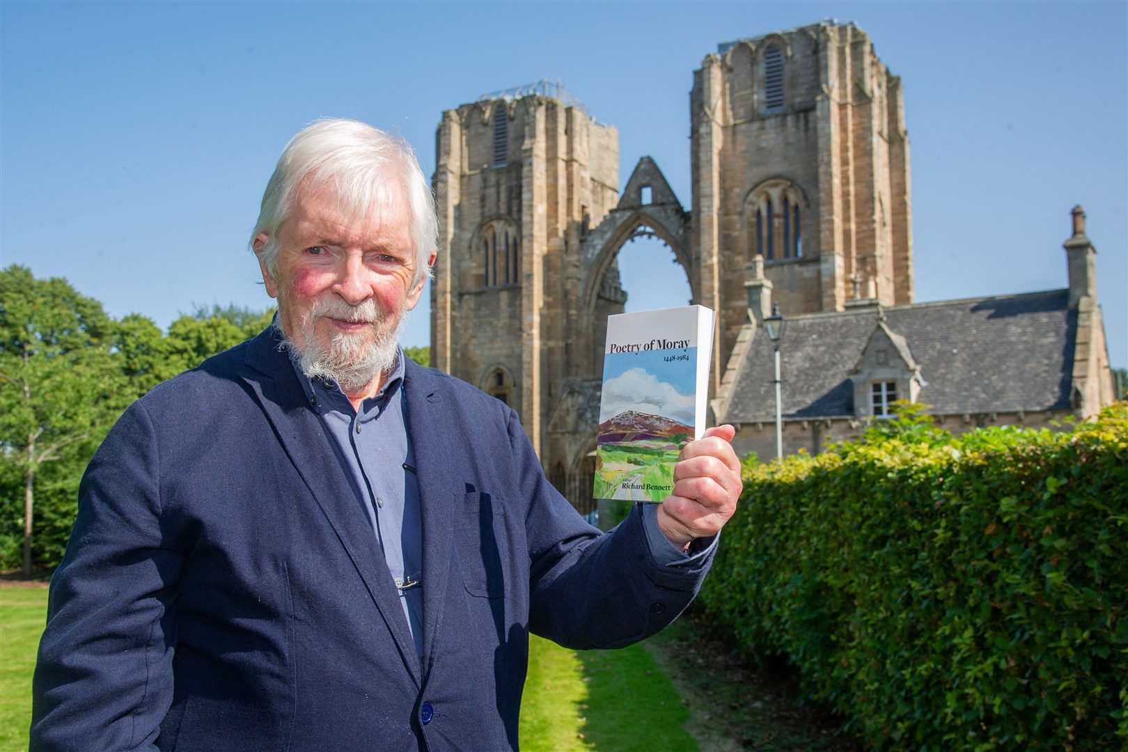 Elgin man and former English teacher at the Academy Richard Bennett is launching a new book called 'Poetry of Moray'...Picture: Daniel Forsyth..
